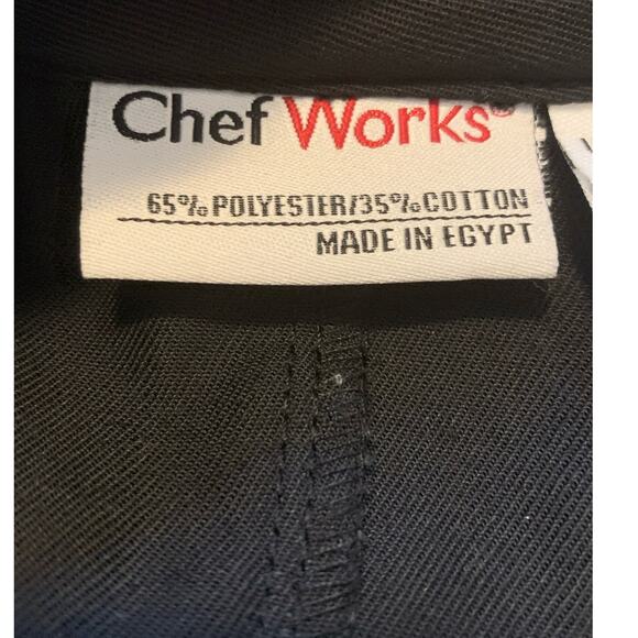 Chef Works Unisex Chef Black Jacket Size M - Picture 4 of 9